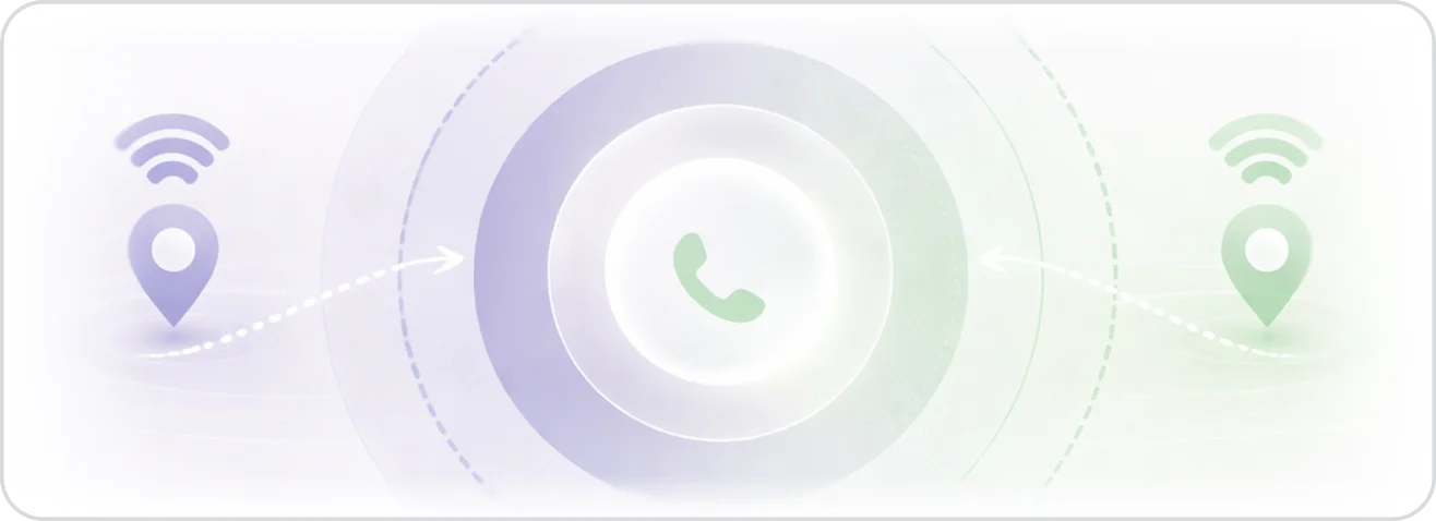 Business calling connectivity - seamless Wi-Fi and mobile handover